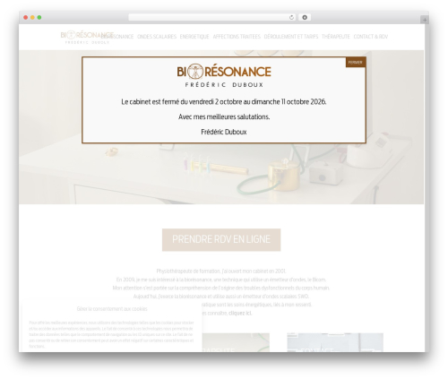 Mobile info_0.0.1 WordPress plugin - bioresonance-duboux.ch
