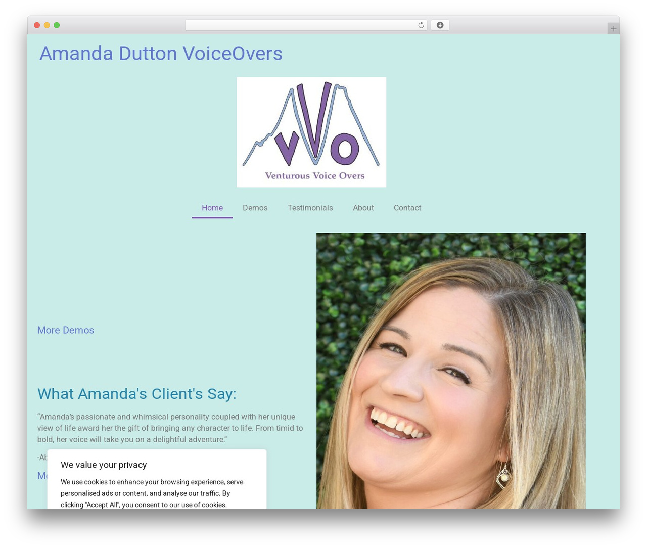 WordPress theme Hello Elementor - amandaduttonvo.com