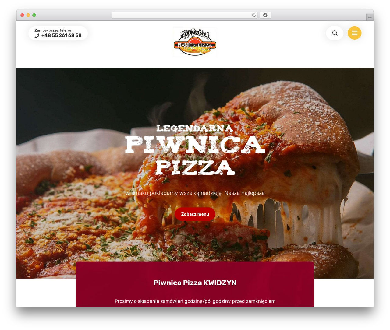 WordPress theme Lafka - piwnicapizza.pl WordPress theme Lafka - piwnicapizza.pl