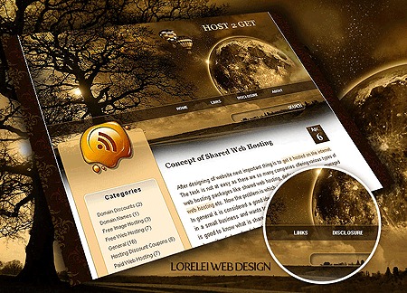WordPress theme Leaving by Lorelei