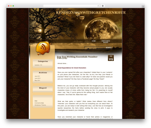 WordPress theme Leaving - rendezvouswithgretchenrhue.com