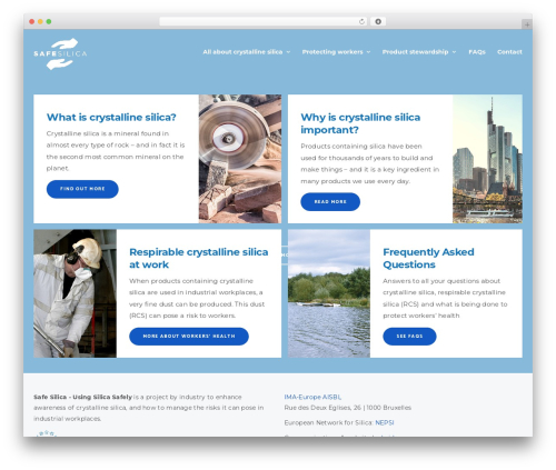 Milton WordPress theme - safesilica.eu