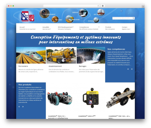 Rov WordPress theme - rovdeveloppement.com