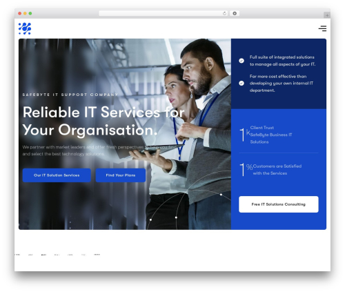Safebyte theme WordPress - hitashconsults.com