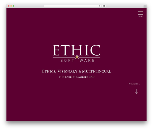 Thème officiel Ethic Software 2022 theme WordPress - ethicsoftware.com