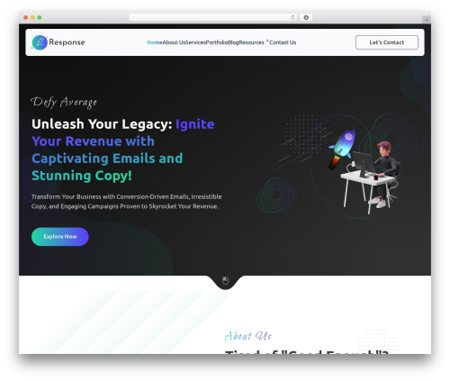 Webency best WordPress theme - legacyresponse.com