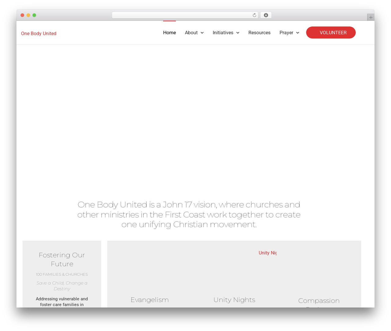 WordPress theme Hello Elementor - onebodyunited.org