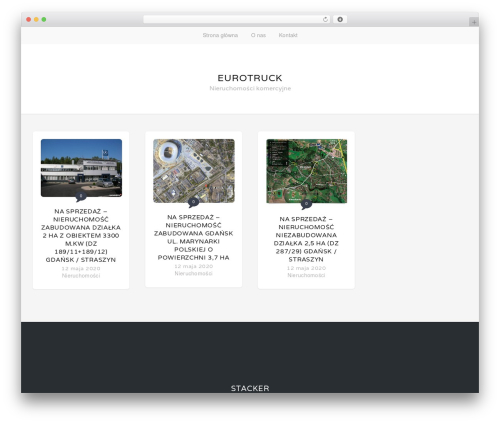 WordPress theme Stacker Lite - eurotruck.com.pl