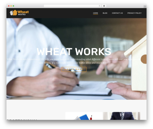 Berlin WordPress theme - wheatworks.com