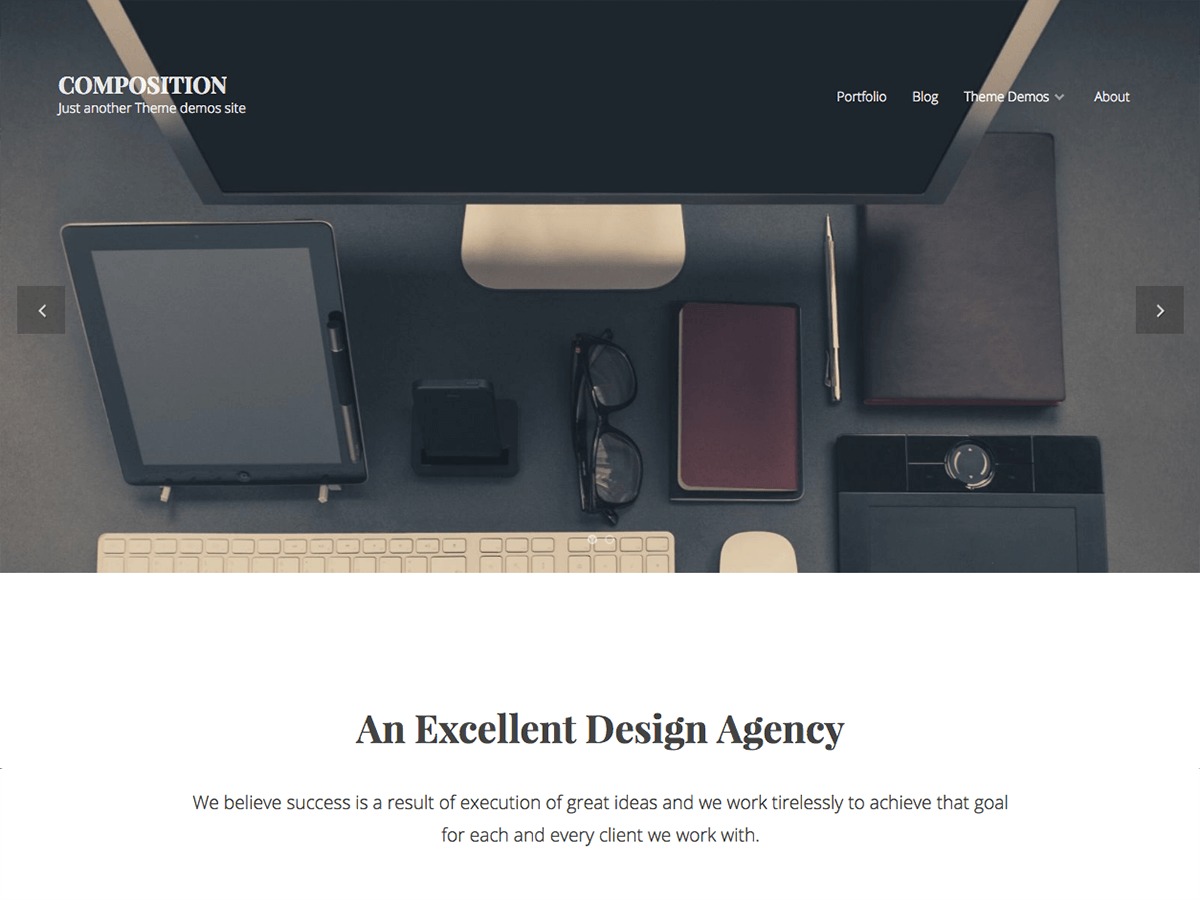 Composition WordPress theme Composition WordPress theme