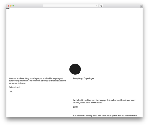 Constant premium WordPress theme - weareconstant.com