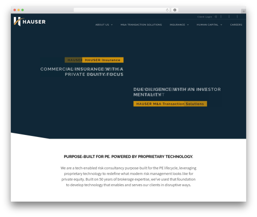 CSL Components Theme WordPress theme - thehausergroup.com