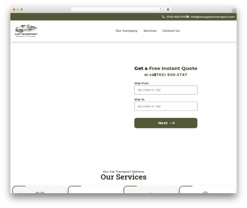 Custom quote form WordPress plugin - lasvegascartransport.com
