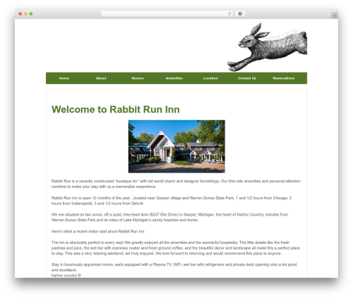 Responsive Pro WordPress theme - rabbitruninn.net