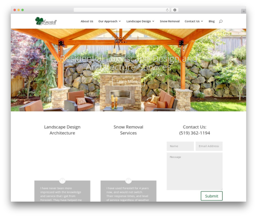 Theme WordPress Divi - forestell.com