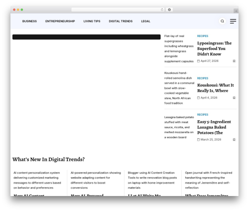 Theme WordPress Forcast - weeklyinsights.net