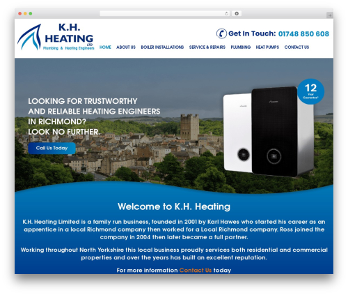 Slider revolution gpl WordPress plugin - kh-heating.co.uk
