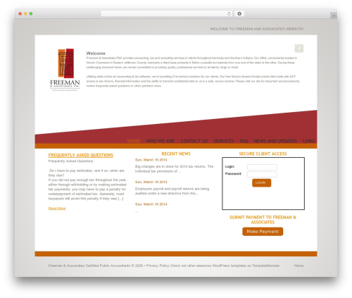 Theme WordPress theme1428 - freemancpa.com