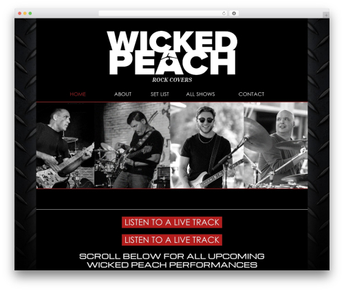 Wicked WordPress theme - wickedpeach.com