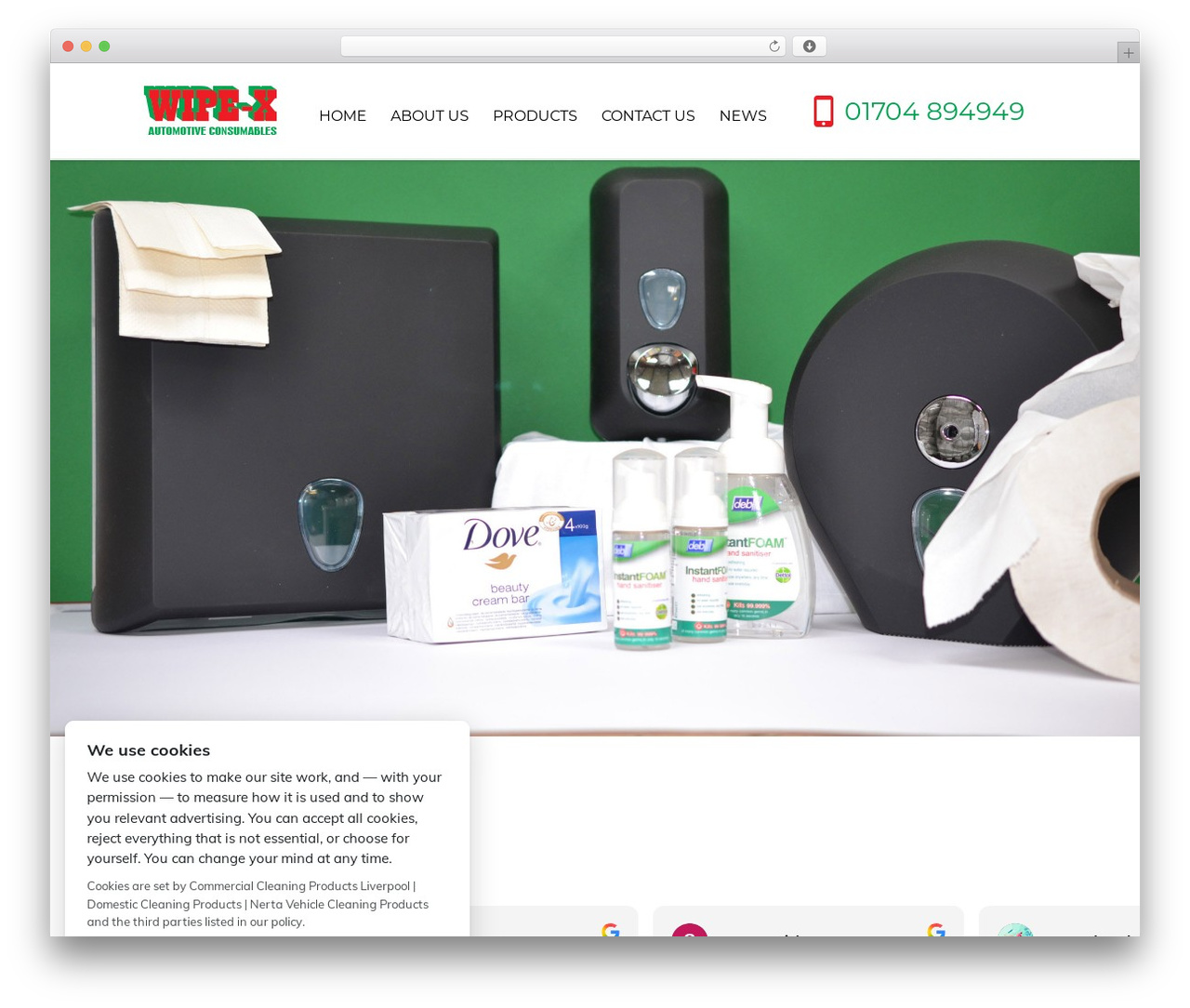 wipex WordPress theme - wipe-x.co.uk