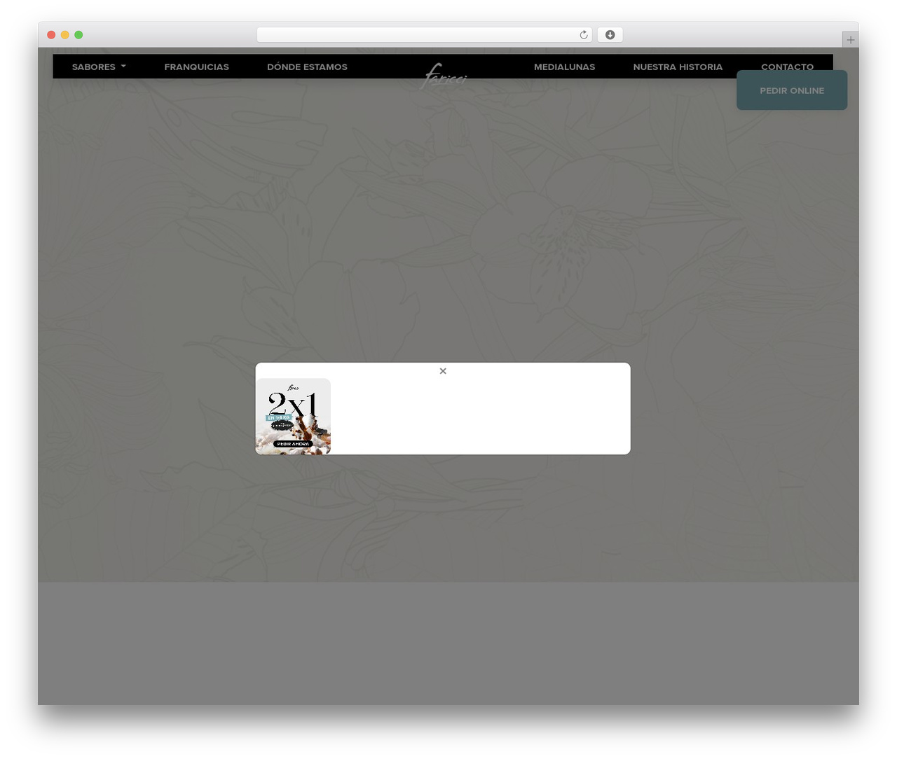 WordPress theme Faricci - faricci.com