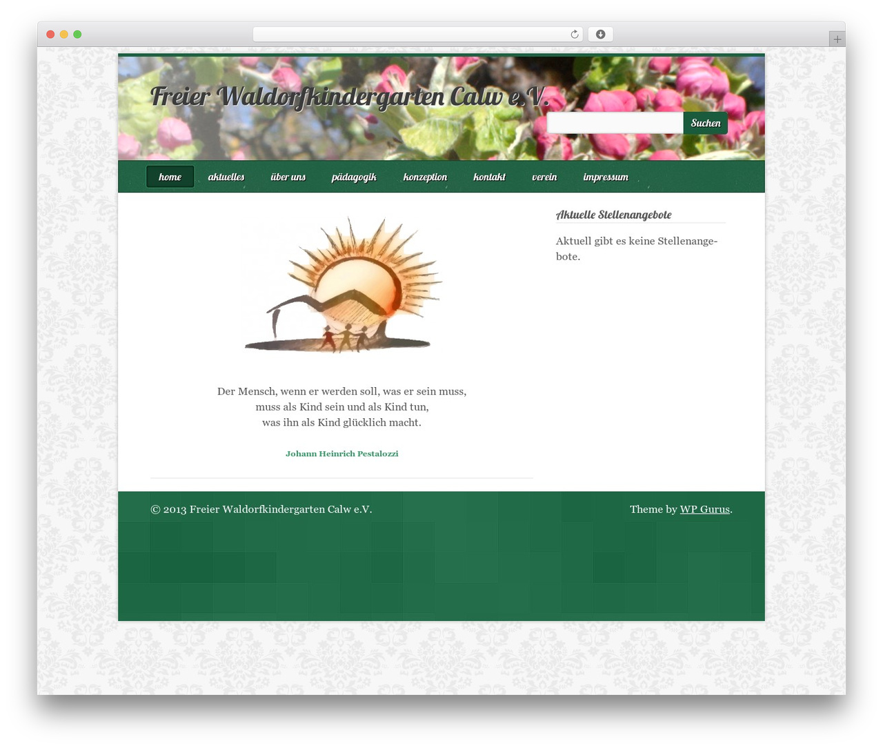 WordPress theme Emerald - waldorfkindergarten-calw.de