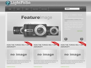 WordPress theme LightFolio by dynamicwp team