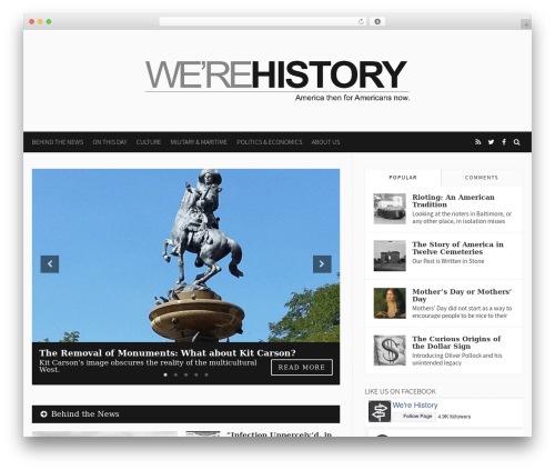 Drop Cap Shortcode (drop-cap-shortcode) free WordPress plugin - werehistory.org