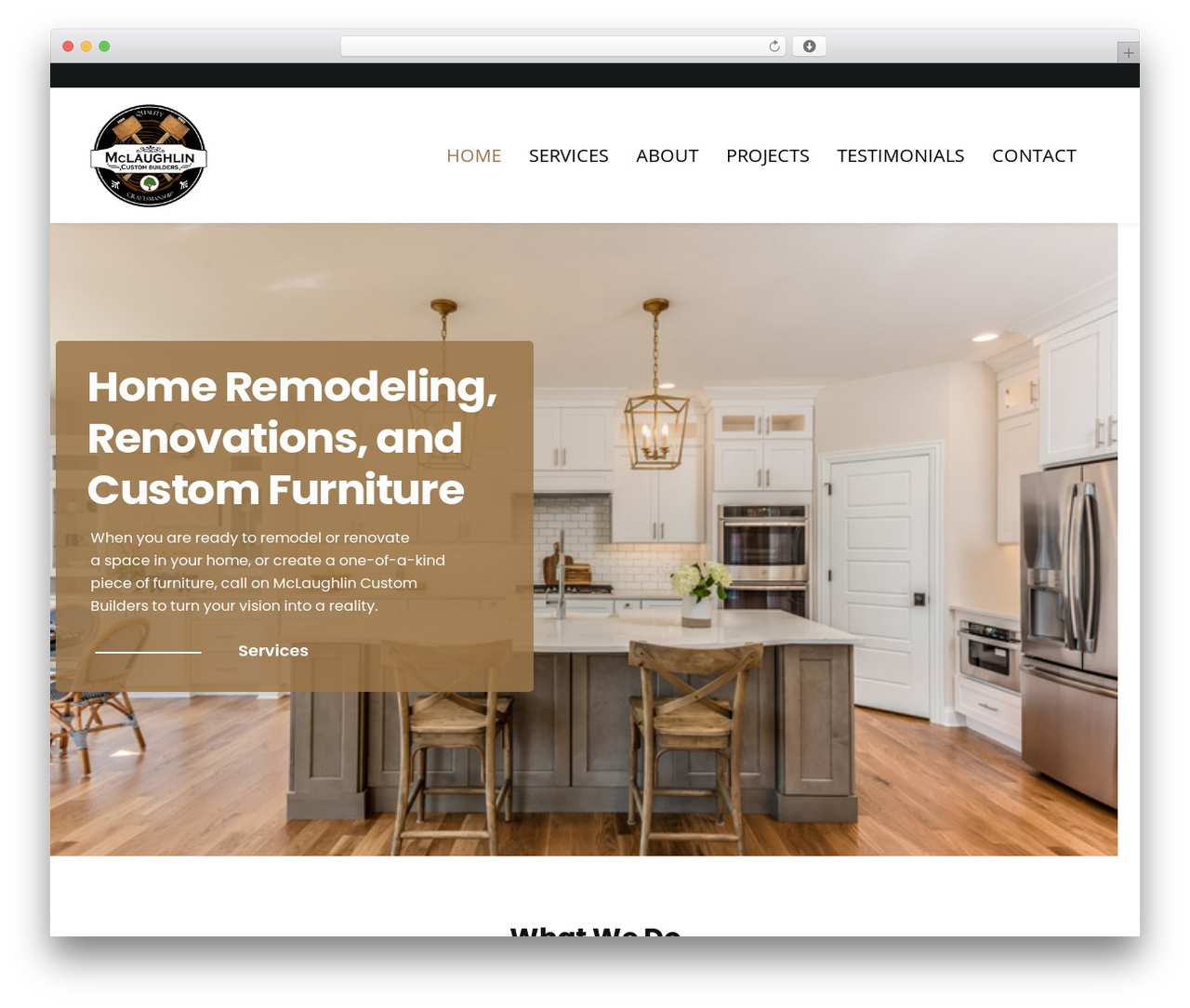 WP theme UnfinityPlus - mclaughlincustombuilders.com