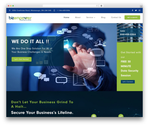 Codz theme WordPress - bizempower.ca