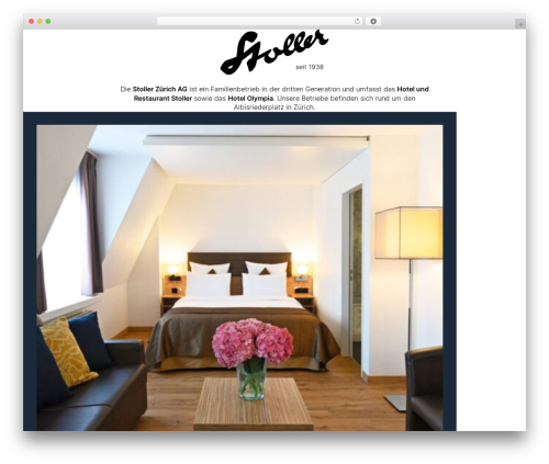 Studio WordPress restaurant theme - stoller.ch