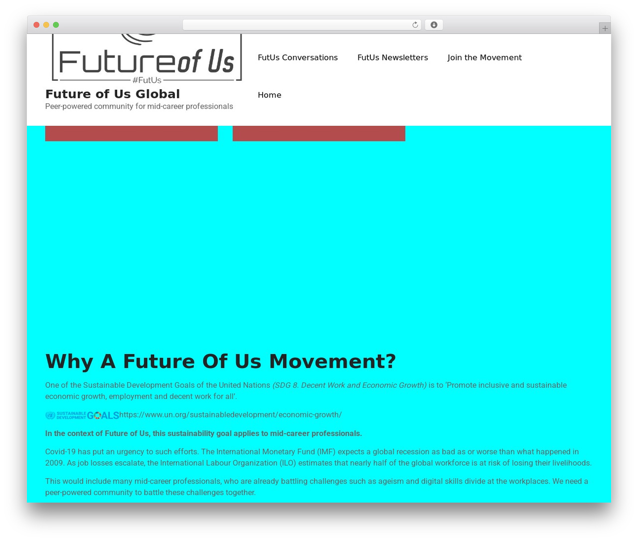 Techup WordPress theme - futureofus.org