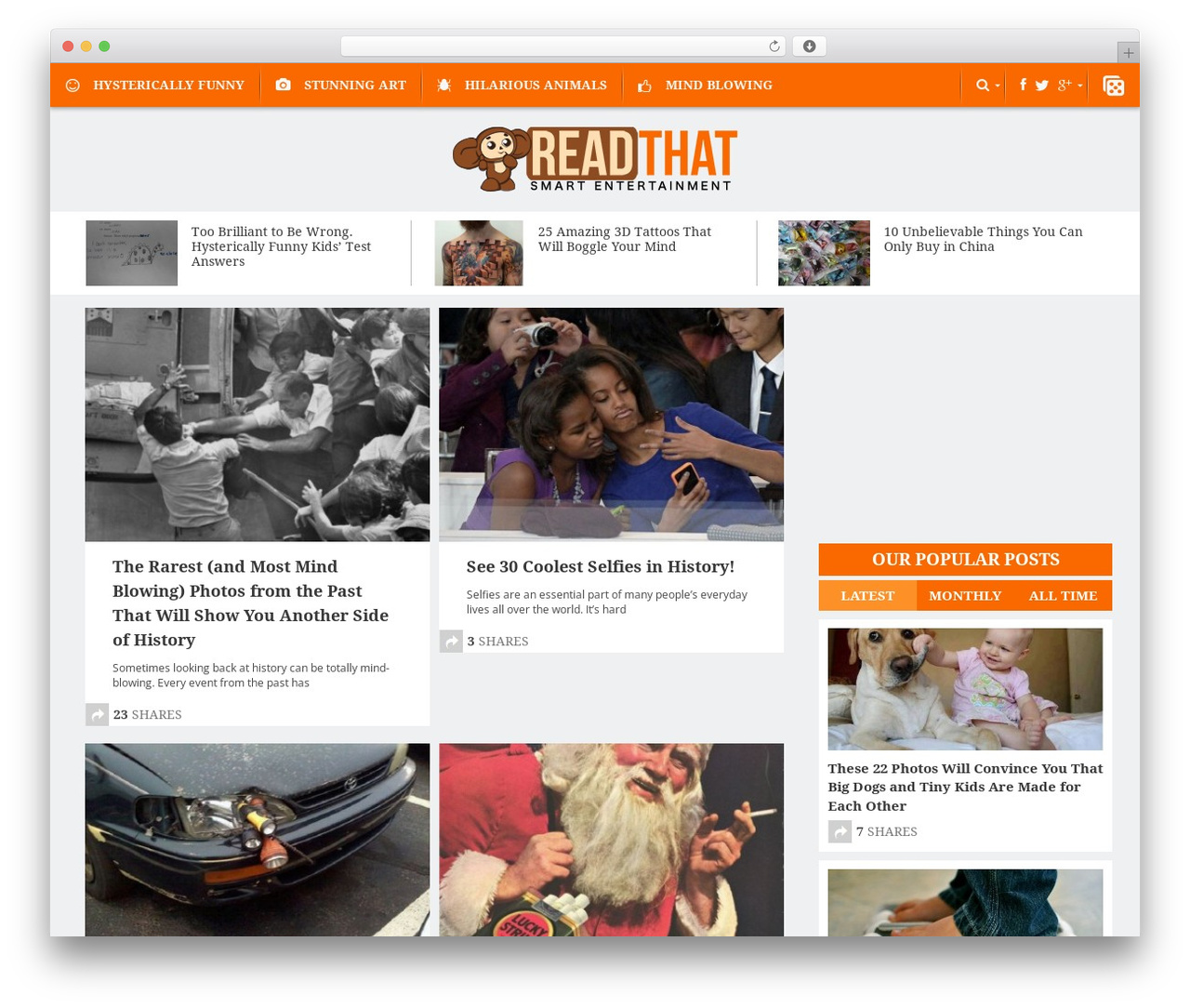 Theme Pluto WordPress theme - readthat.com