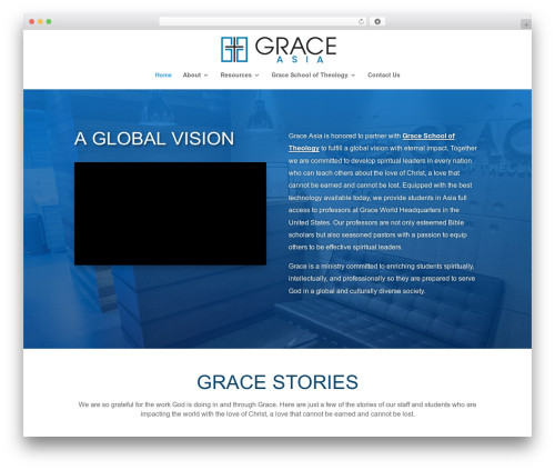 Theme WordPress Divi - graceasia.ph