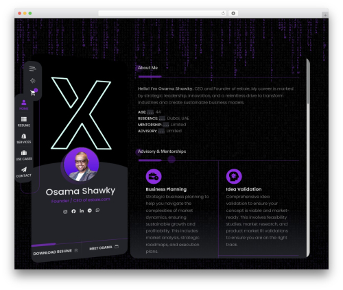 Ryancv plugin WordPress plugin - osamashawky.com