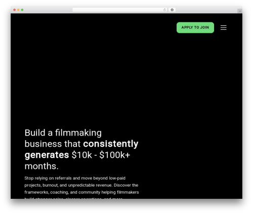 WordPress theme FFF Custom Theme - financiallyfreefilmmaker.com