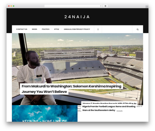 WordPress theme JustWrite - 24naija.com WordPress theme JustWrite - 24naija.com