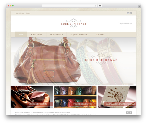 WordPress theme RT-Theme 18 - robedifirenze.it