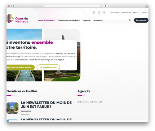 Grimlock animate WordPress plugin - coeurduhainaut.be