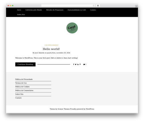 Writee WordPress theme - canalativo.com