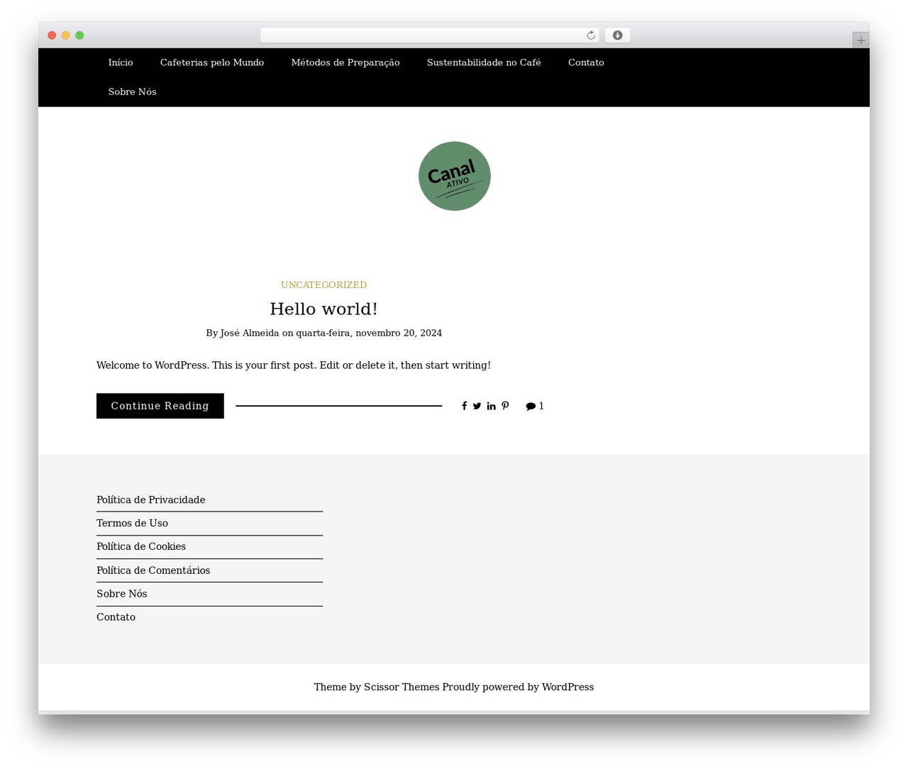 Writee WordPress theme - canalativo.com Writee WordPress theme - canalativo.com