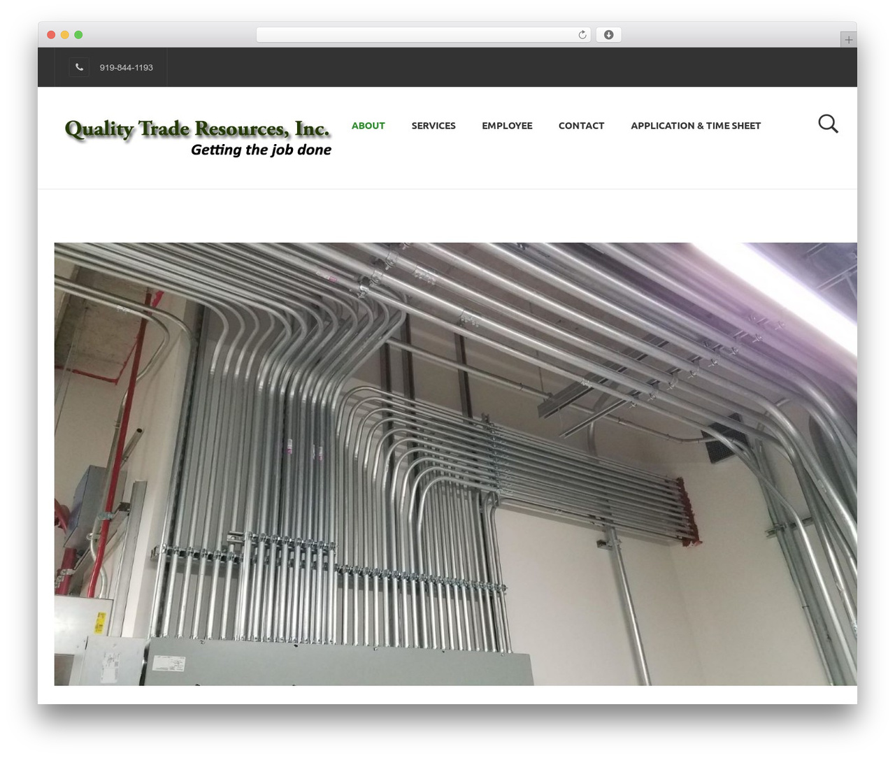 WordPress theme Constructent - qtrnc.com