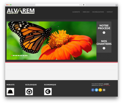 cherry WordPress theme - alvarem.com
