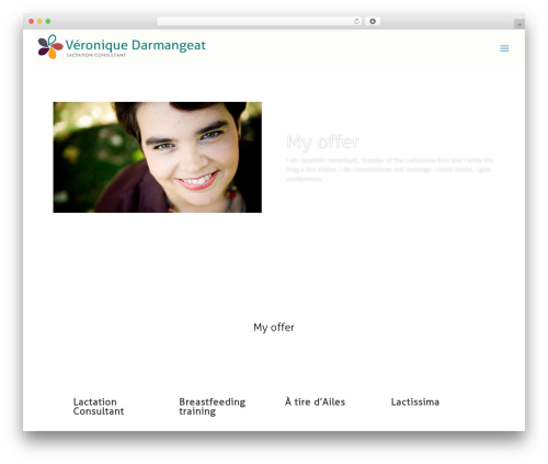 Divi WordPress theme - veronique-darmangeat.com