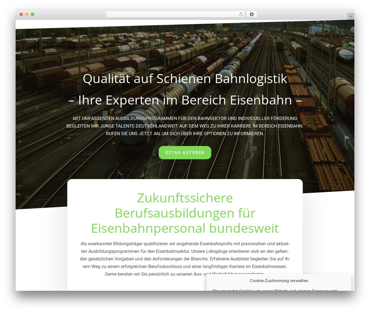 Theme WordPress Constructor - eisenbahnschule.nrw