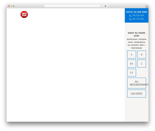 WordPress theme Auto-Stop - auto-stop.pl
