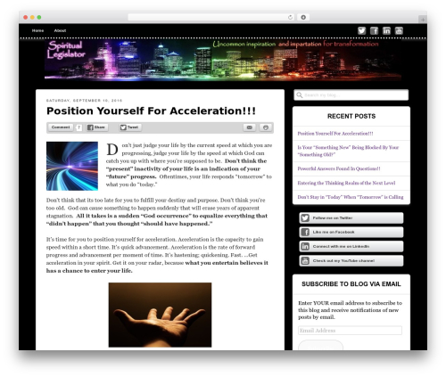 WordPress theme Get Noticed! - iamstanellis.com
