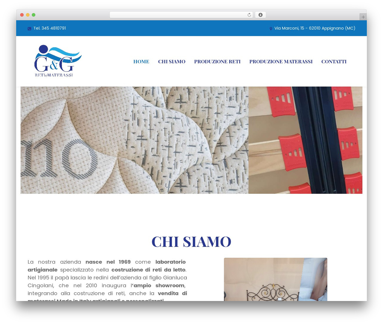 WordPress theme UnfinityPlus - gegretiematerassi.it