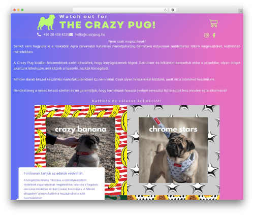 Shopbuilder pro WordPress plugin - crazypug.hu