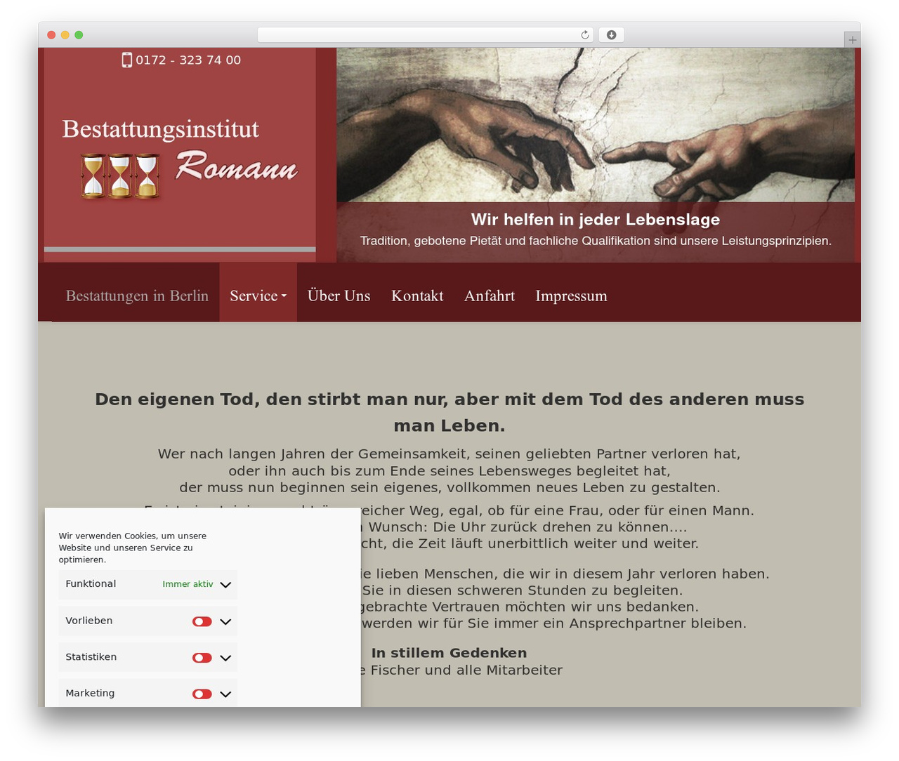 BootstrapWP WordPress theme - romann-bestattungen.de BootstrapWP WordPress theme - romann-bestattungen.de
